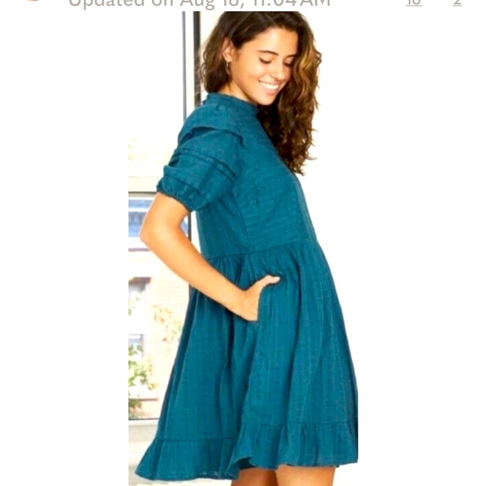 Universal Thread puff sleeve eyelet dress